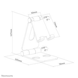 Neomounts by Newstar foldable phone stand afbeelding 8